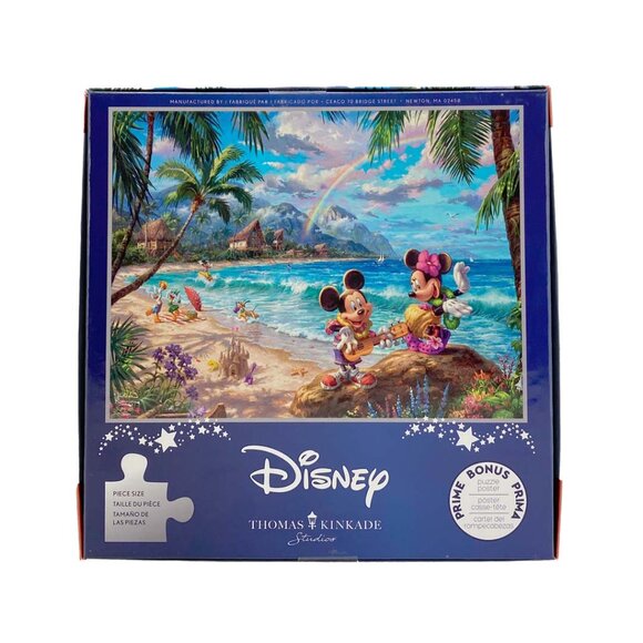 Ceaco Disney Jigsaw Puzzle | Mickey & Minnie | Thomas Kinkade | 300 Pieces *NEW - Picture 2 of 2